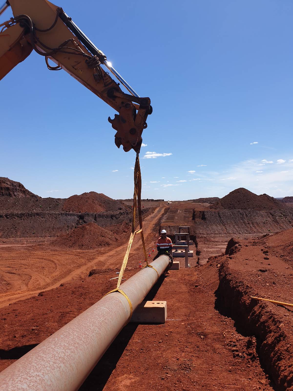 ROY HILL Process Water Pipeline Project ADENCO Perth WA